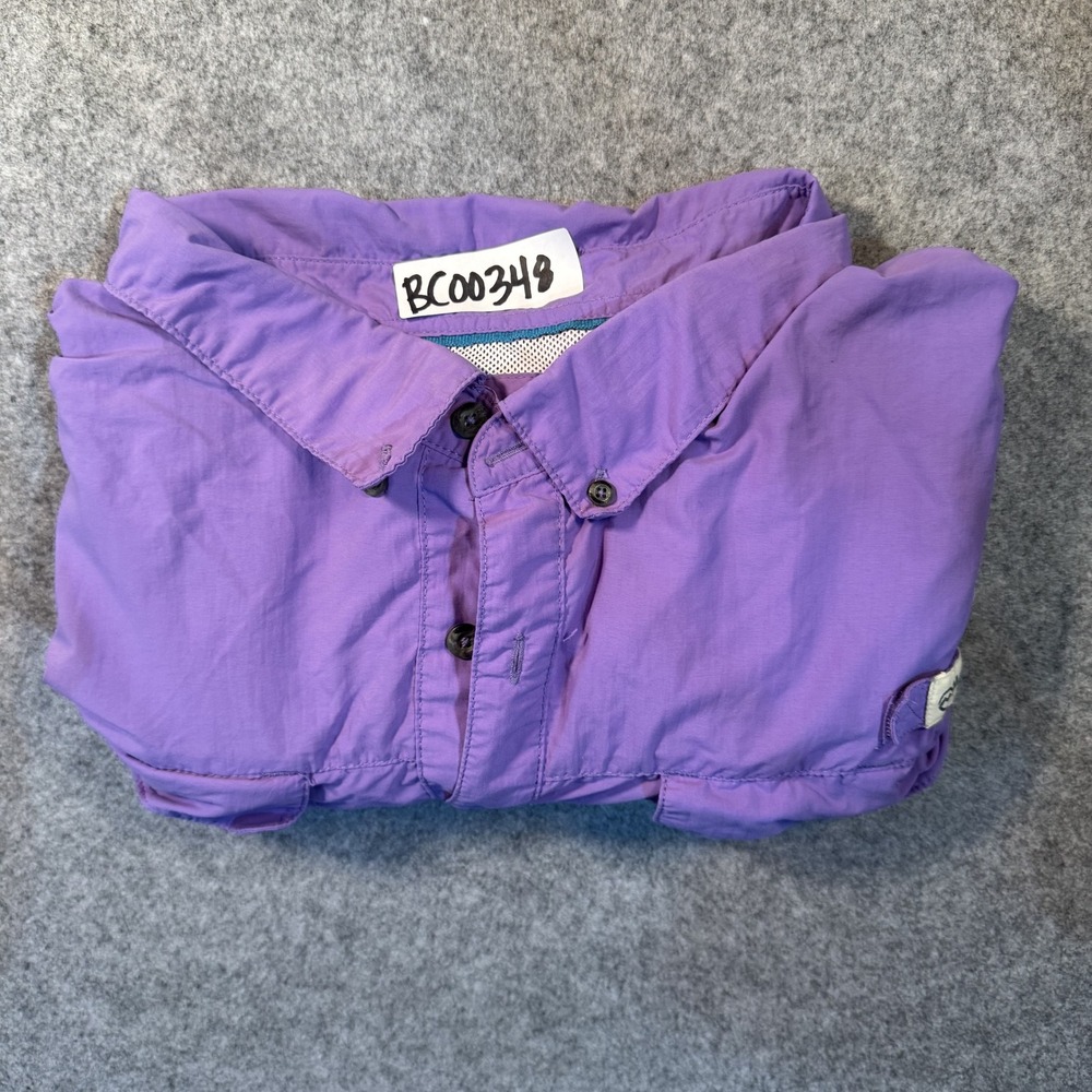 Magellan Fish Gear Relaxed Fit Shirt 4XL Purple Moisture Wicking Mesh Vent - Picture 11 of 11